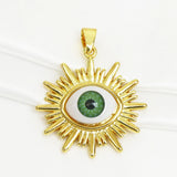 10 Pcs Eyes Jewelry Pendant Mix for Making 90107