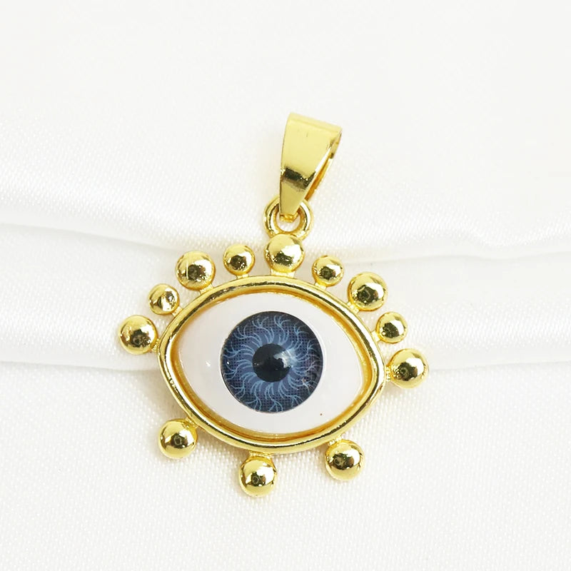 10 Pcs Eyes Jewelry Pendant Mix Eyes Pendatn for Jewelry Making