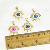 10 Pcs Eyes Jewelry Pendant Mix Eyes Pendatn for Jewelry Making