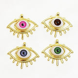 10 Pcs Mix Eyes Pendant Jewelry Making Accessory