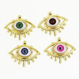 10 Pcs Mix Eyes Pendant Jewelry Making Accessory