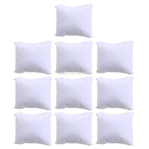 10 Pcs Velvet Bracelet Pillow Multicolor Jewelry Cushion
