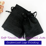 10 Pcs Vintage Drawstring Jewelry Watch Gift Bags 13x18cm