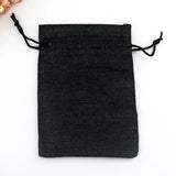 10 Pcs Vintage Drawstring Jewelry Watch Gift Bags 13x18cm