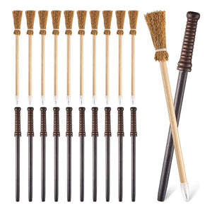 10 Pcs Wand & 10 Pcs Broom Pencils Birthday Party Goody Bag Favors