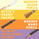 10 Pcs Wand & 10 Pcs Broom Pencils Birthday Party Goody Bag Favors