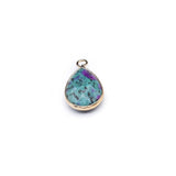 10 Pcs Water Drop Healing Crystal Stone Pendants for Jewelry Making