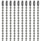 10 Pcs 30x50mm Stainless Steel Dog Tag Pendant Necklace