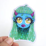 10 Pcs Custom Logo Die Cut Sticker Waterproof Label Laptop Cartoon