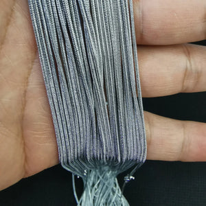 10 Pcs Long Snake Chain Crimps Lobster Clasps for Charms Pendants DIY Jewelry