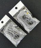 10 Pcs Long Snake Chain Crimps Lobster Clasps for Charms Pendants DIY Jewelry