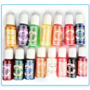 10 Pcs/set Epoxy Pigment Jewelry DIY Crafts Oily Dye