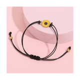 10-Piece Sunflower Boho Friendship Bracelet Set