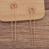 10 Vintage Hair Sticks Metal Hairpin DIY Hair Accessories