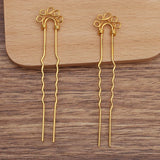 10 Vintage Hair Sticks Metal Hairpin DIY Hair Accessories