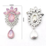 10 Pcs Horse Eye Brooch Rhinestone Jewelry Party Accessories Wine Glass Pendant