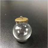 10 Pieces Glass Bottle Pendant Necklace Phone Chain Jewelry Crafts