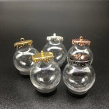 10 Pieces Glass Bottle Pendant Necklace Phone Chain Jewelry Crafts