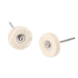 10Pcs 25mm Felt Installation Polishing Pad Jewelry Grinder Brush Set