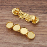 10pcs Metal Spring Hair Clip Barrette Hairpin Settings DIY Hairwear Making