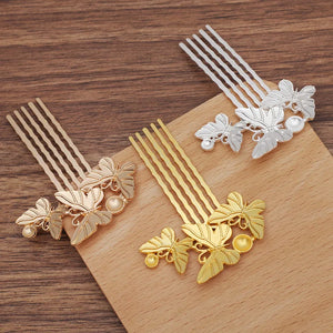 10 Metal Hair Combs Wedding Bridal Headwear Hair Accessories For Women