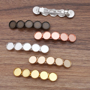 10 Pack Metal Spring Hair Clip Claw Barrette Hairpin DIY Hairwear Making