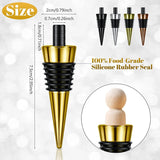 Metal Wine Stopper Inserts Set for DIY Wood Turning Projects