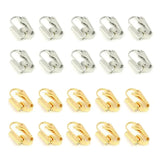 10 Clip-on Earring Converters Silver