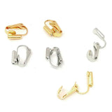10 Clip-on Earring Converters Silver