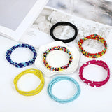 Colorful Rice Bead Waist Chain Belly Body Chain Set