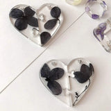 10pcs Couple Heart Silicone Mold for DIY Keychain Jewelry Craft