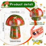 10 Pcs Crystal Mushroom Set for DIY Meditation Home Decor