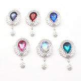 10 Crystal Pendant Water Drop Necklace DIY Jewelry Earring Finding