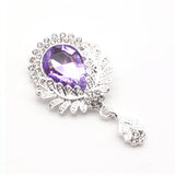 10 Crystal Pendant Water Drop Necklace DIY Jewelry Earring Finding