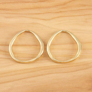 10 Hollow Round Charms Pendants for DIY Necklace Earrings Making 28x29mm