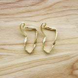 10 Open Irregular Charms Pendants for DIY Jewellery Making 17x34mm