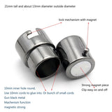 10 Gun Metal 10mm Magnetic Clasps for Bracelet Making