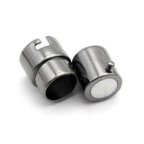 10 Gun Metal 10mm Magnetic Clasps for Bracelet Making