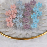 10 Ins Wind Retro Small 6 Petal Flower Earrings DIY Jewelry