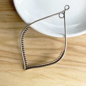 10 Large Hollow Water Drop Charms Tibetan Silver Earrings Jewelry Making 80x49mm