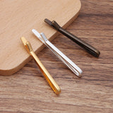 10 Pcs 3x52mm Copper Tie Clips 3 Plated Clip DIY Jewelry Making