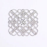 10Pcs Copper Filigree Sheet Metal DIY Accessories for Bridal Headwear