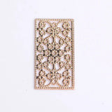 10Pcs Copper Filigree Sheet Metal DIY Accessories for Bridal Headwear
