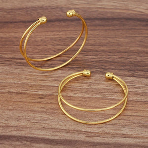 10 Copper Cuff Bracelet Bangle 60mm Diameter DIY Jewelry Making