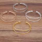 10 Copper Cuff Bracelet Bangle 60mm Diameter DIY Jewelry Making