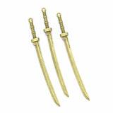 10 Pcs 107*10mm Metal Sword Ornaments Pendant DIY Jewelry Accessories