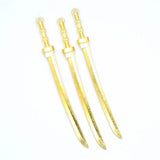 10 Pcs 107*10mm Metal Sword Ornaments Pendant DIY Jewelry Accessories