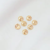 10pcs 14K Copper Clad K Flower Cap & Set DIY Necklace Jewelry Spacer Bead Set