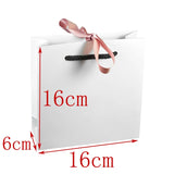 10 Pcs Ribbon Paper Bag Handbag Jewelry Bead Charm Bracelet Necklace