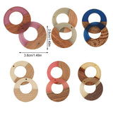 10pc Hollow Out Pendant Decorative Earring Findings